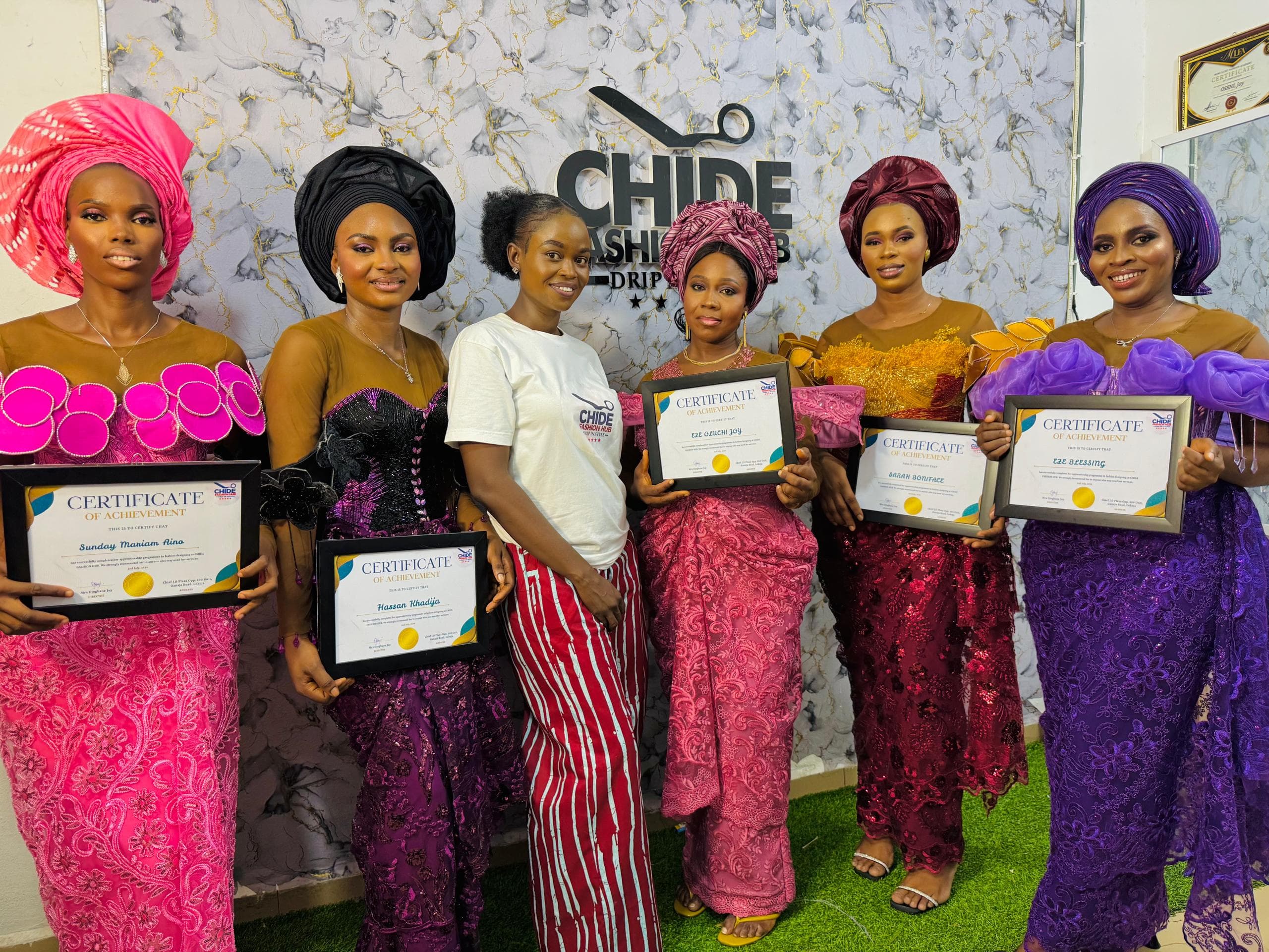 Fashion design work by Chide Fashion Hub